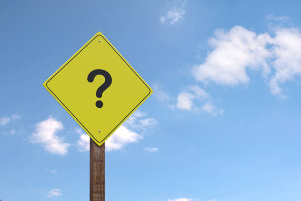 istock Yellow warning sign with question mark with copy space. 3d illustration. 1323241055