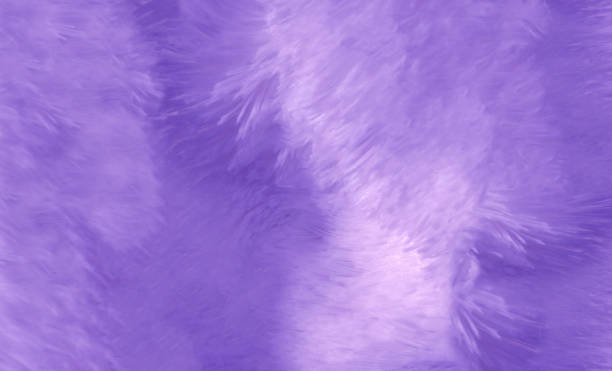 lilac furry textile abstract background Soft light lilac fiber hair. Pink fur for background or texture. blanket background. Fake textile furs. top view, copy space mink fur stock pictures, royalty-free photos & images