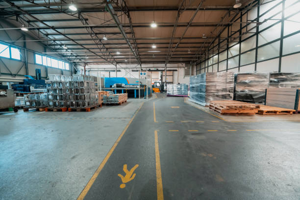 istock View of storage warehouse. Transportation concept. Warehouse store concept. 1323244839