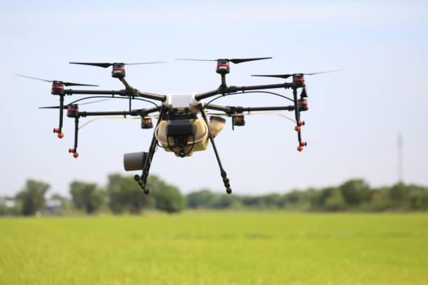 istock Agriculture drone for Insecticide injection. 1323247898