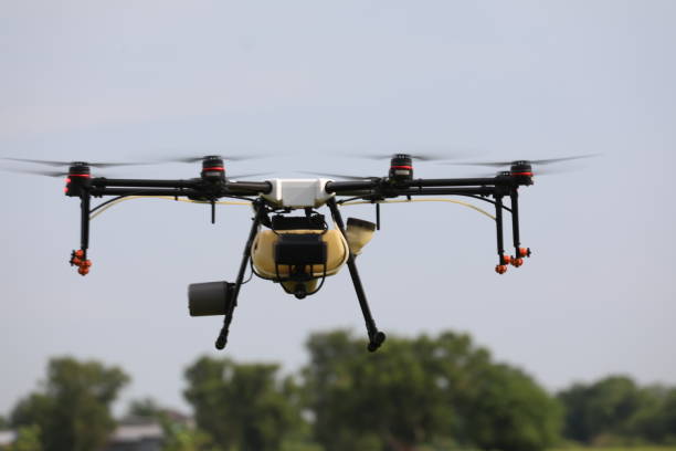 istock Agriculture drone for Insecticide injection. 1323247908