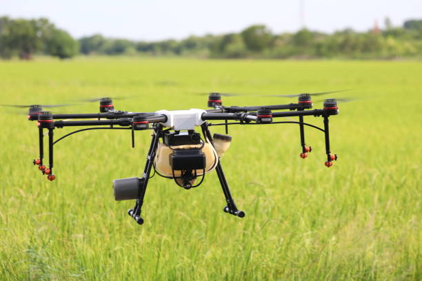 istock Agriculture drone for Insecticide injection. 1323247913