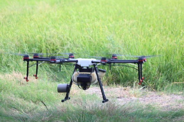 istock Agriculture drone for Insecticide injection. 1323247922