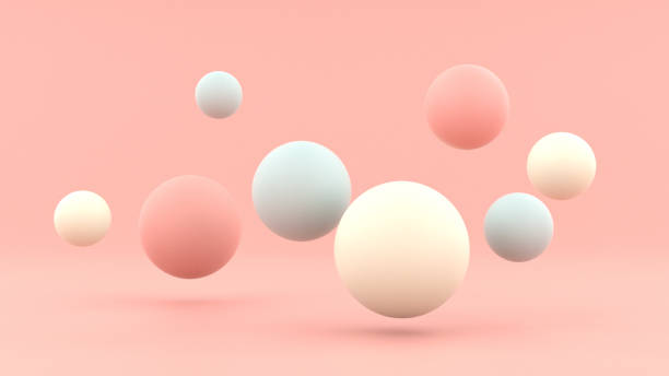 istock Abstract Background with 3D Colorful Spheres 1323249822