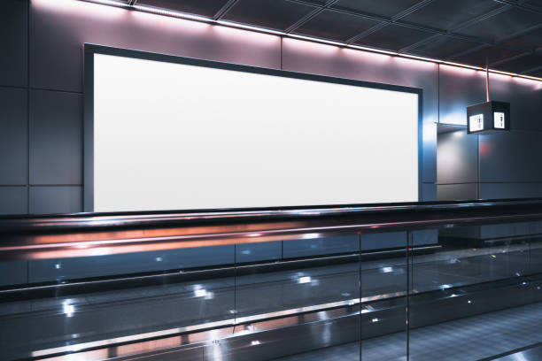 istock Banner mock-up in airport terminal 1323256320