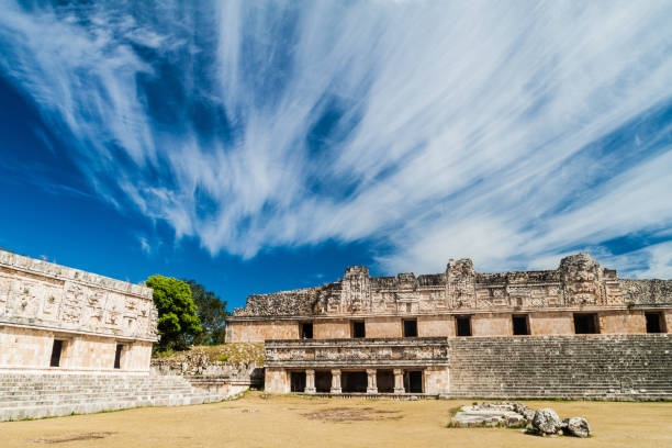 istock Nun's Quadrangle Cuadrangulo de las Monjas building complex at the ruins of the ancient Mayan city Uxmal, Mexi 1323258165