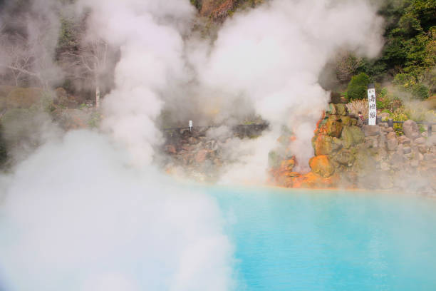 istock Umi Jigoku Hot Spring in Beppu, Japan 1323267943