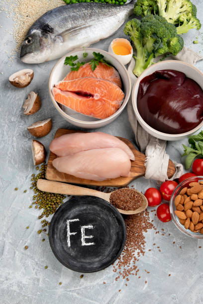 istock Food high in iron 1323276732