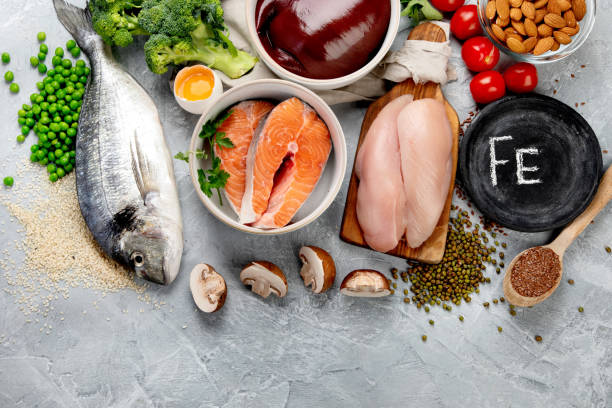 istock Food high in iron 1323276760