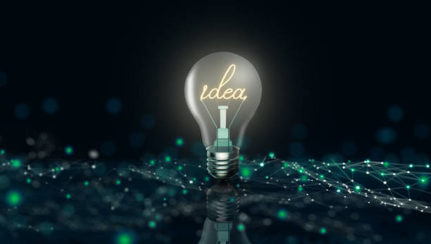 istock Business bright idea, Great idea for success, and Mixed media Concept. 1323280790