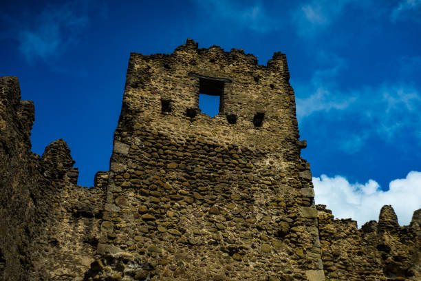istock Restoraton of Skhvilo castle 1323284096