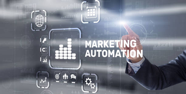 istock Marketing automation concept. Business Technology Internet and network 1323288229