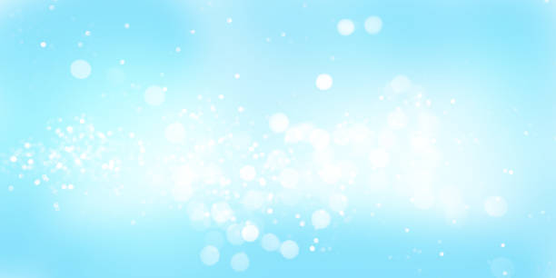 istock Abstract blue background blurry lights. Summertime illustration for your ideas. 1323289175