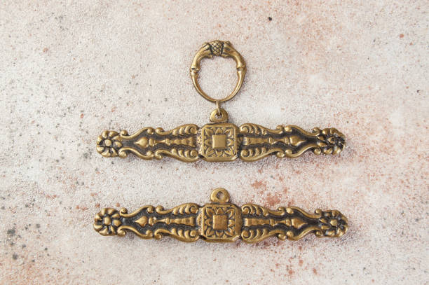 istock Antique bronze wall embroidery holders 1323289289