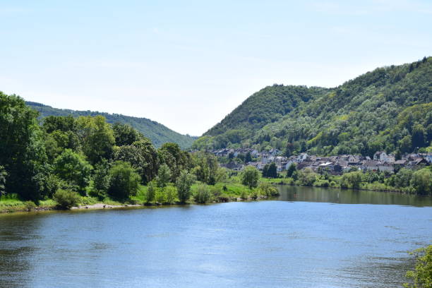 istock Mosel valley with village Lehmen 1323290228