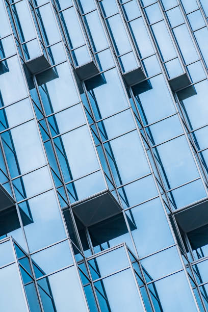 istock Architecture details Modern Building Glass facade Business background 1323301887