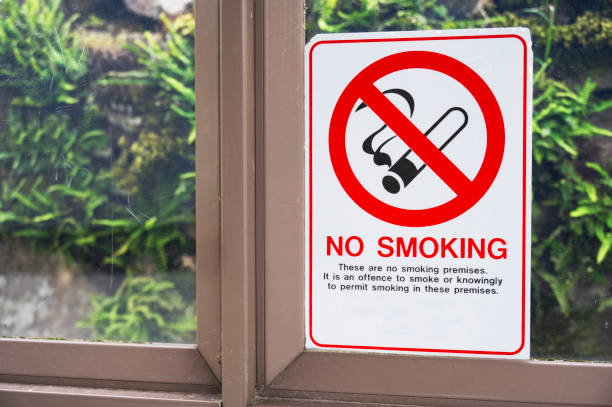 istock No smoking at bus stop sign to create smoke free environment air 1323303676