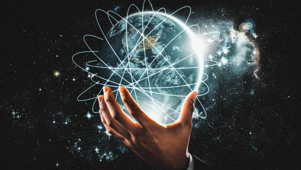 istock Global network connection covering earth with link of innovative perception 1323306654