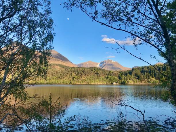 istock Moonrise on a sunny evening in Glencoe 1323314387
