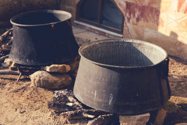 Cauldron, Large, Meat, Air Pump, Ash