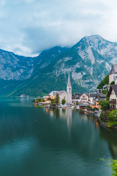 istock panoramic view of hallstatt village 1323317275