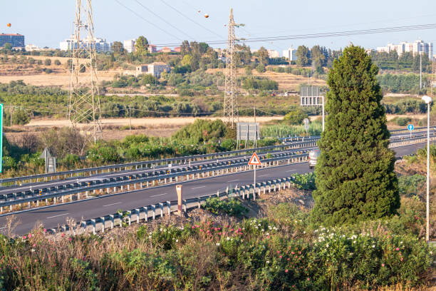 istock Multiple Lane Highway in Messina Province, Sicily 1323319165