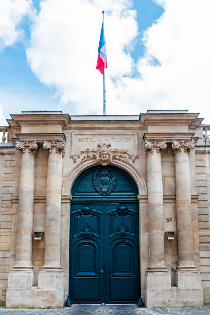 istock Paris: Hotel de Matignon entrance 1323320788