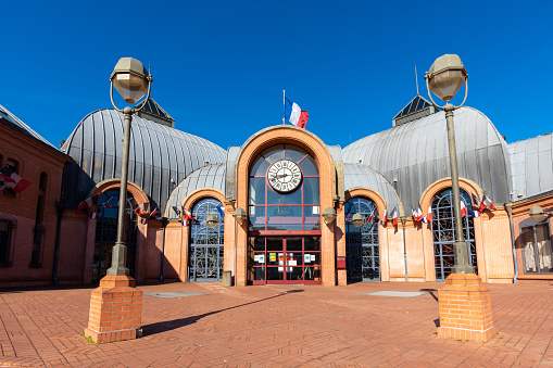 Exterior view of the town hall of Vitry-sur-Seine, a town located in the Val-de-Marne department, southeast of Paris, France