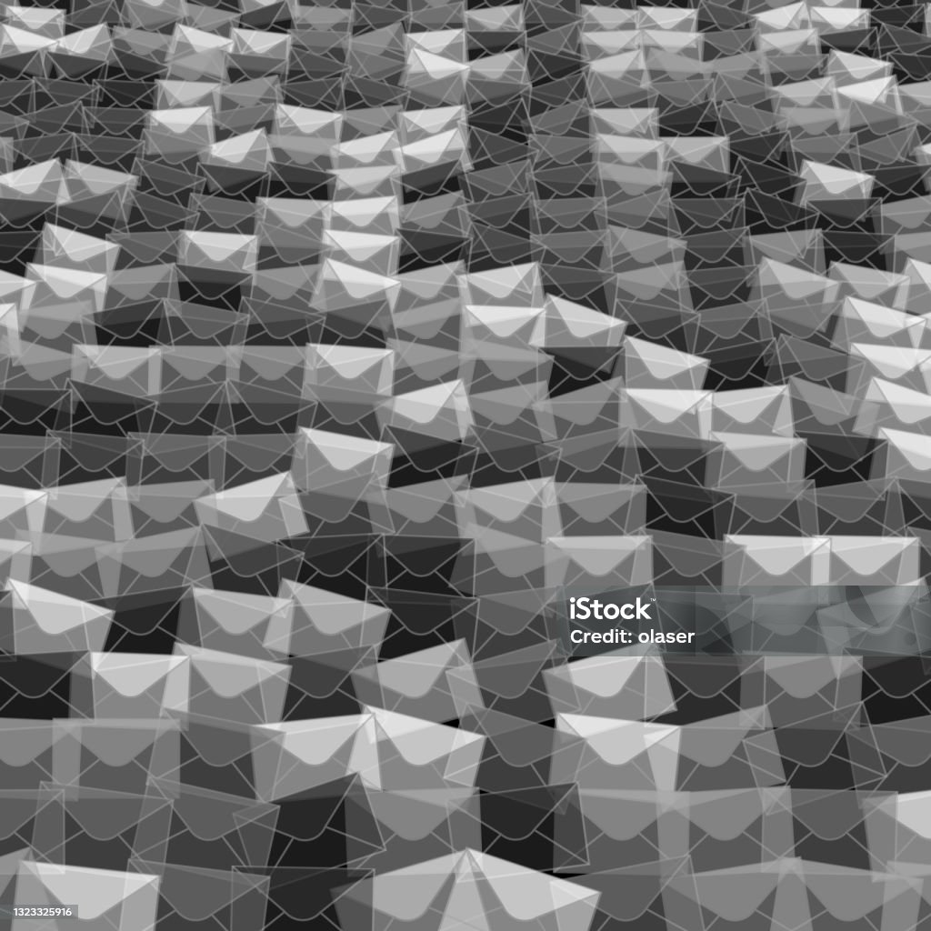 Envelope Matrix Envelopes In Matrix Pattern Illustration Semitransparent Perspective ...