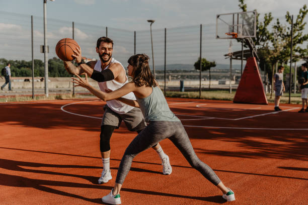 istock Coach learning woman how to workout 1323328273