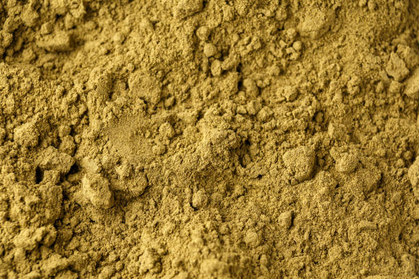 istock Hemp Vegan protein powder background. Sport nutrition 1323328507
