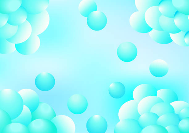 istock Abstract background textured blue bokeh balloon bubbles shiny colorful decoration glowing vector illustration EPS10 1323332757