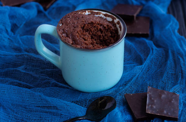 istock dessert. Mugcake. Quick chocolate cake in a mug. Homemade Brownie 1323333501
