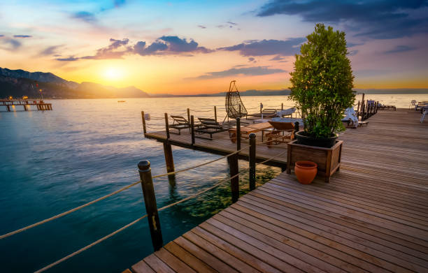 Mediterranean sea and mountains in turkish Kemer