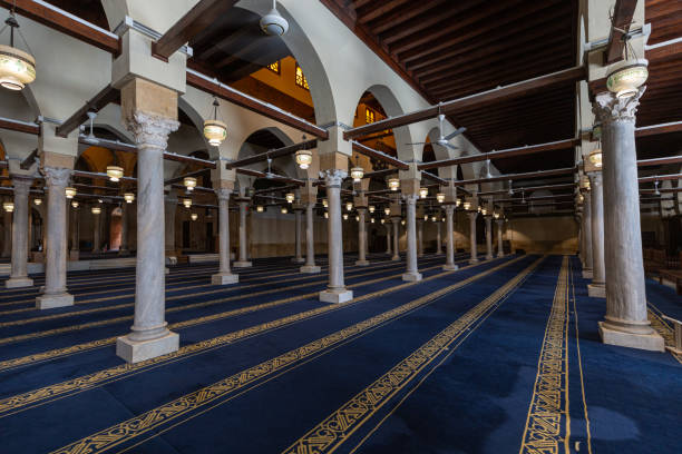 istock Interior of old mosque in Cairo 1323351970