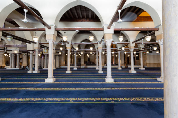 istock Interior of old mosque in Cairo 1323352100