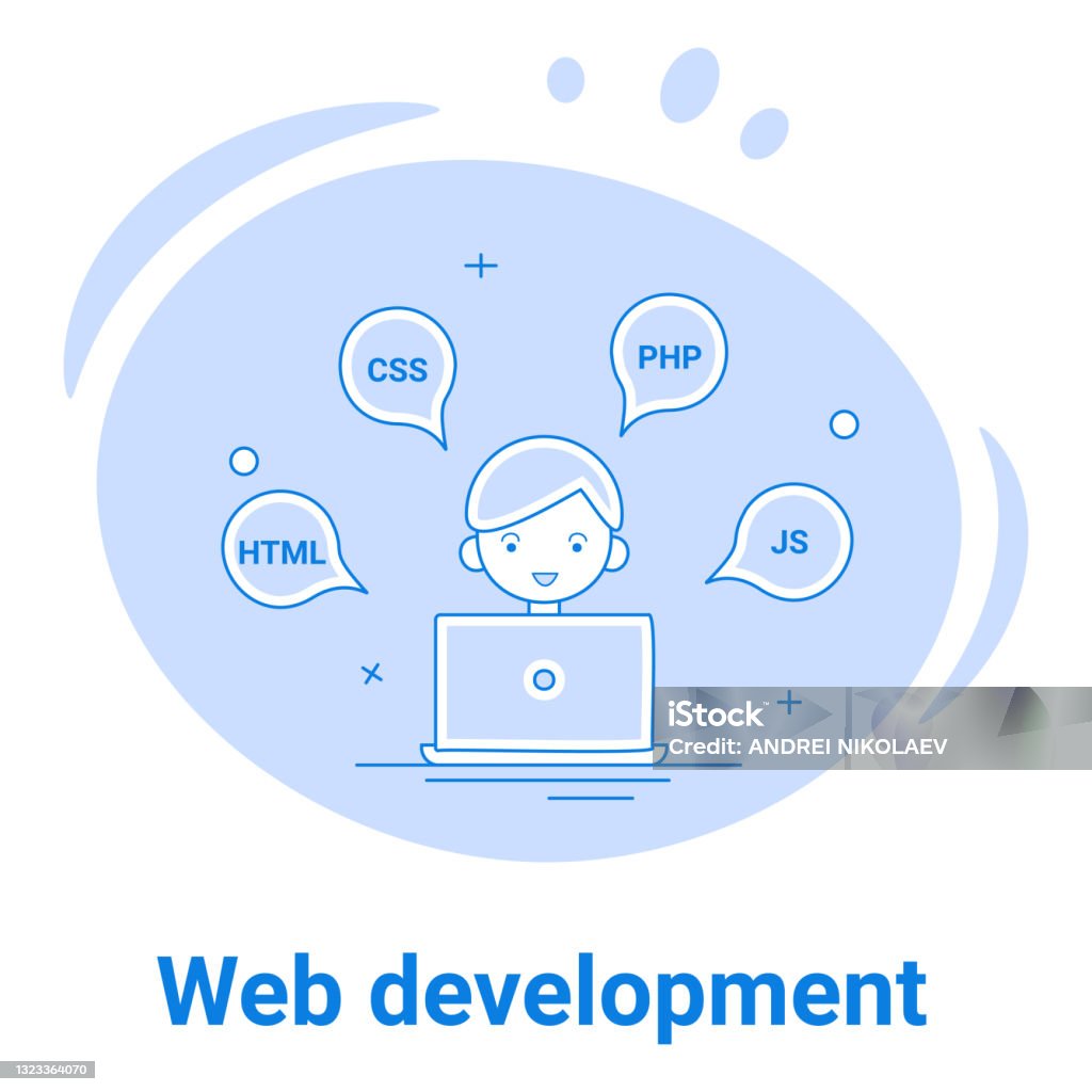 Web Development And Programming Languages Stock Illustration - Download ...