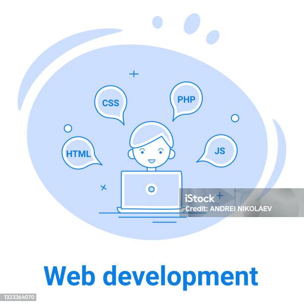Web Development And Programming Languages Stock Illustration - Download ...