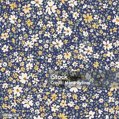 istock Floral seamless background for spring 1323367718