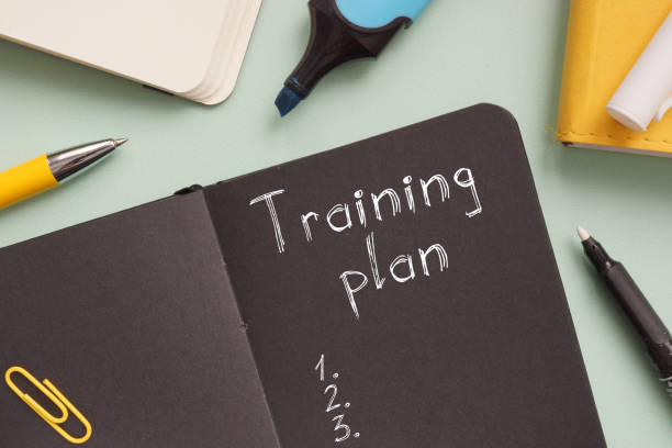 istock Training plan is shown on the conceptual photo using the text 1323378290