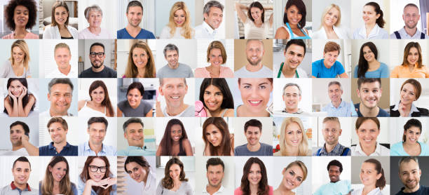 Diverse People Face Diverse People Face Or Avatar Portrait Collage avatar photos stock pictures, royalty-free photos & images