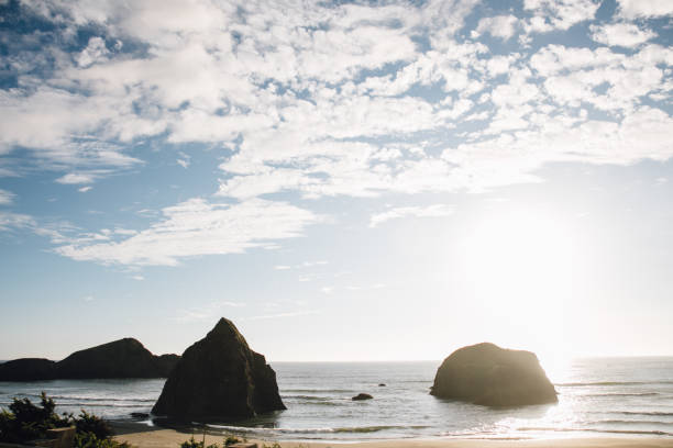 istock Ocean View from Crescent City, California on a Sunny Day 1323391375