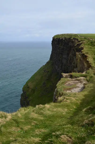 Beautiful landscape of the sea cliffs in Ireland