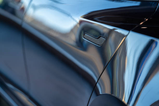 Electric car keyless door handle