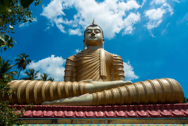 istock Giant seated Buddha statue 1323400211