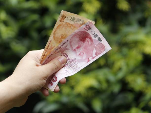 istock economy and finance with Turkish money 1323406708