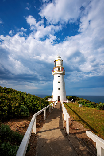 The lighthouse in the Cape Otway National Park on Victoria's Great Ocean Road