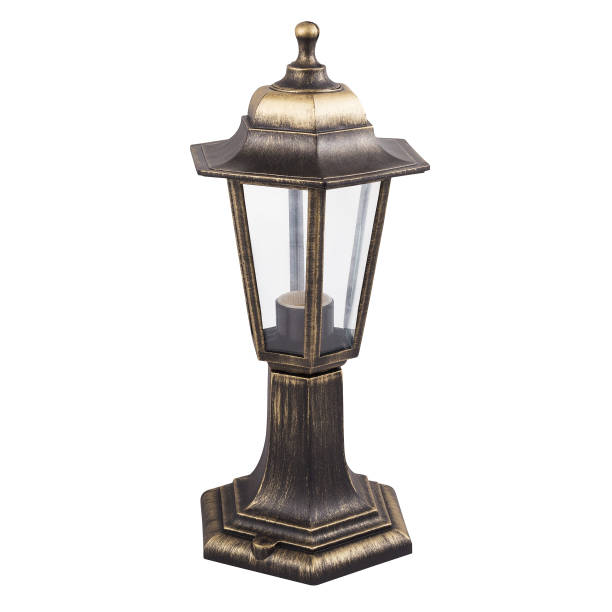 istock Outdoor garden lamp on white background 1323410402