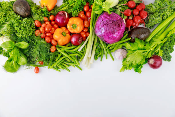 istock Healthy fresh ingredient for making vegetable salad. 1323419979