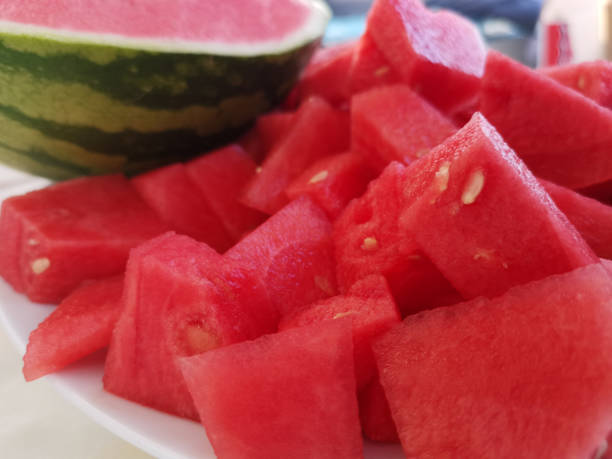 istock Watermelon very beautiful Seedless beautiful red color 1323420022